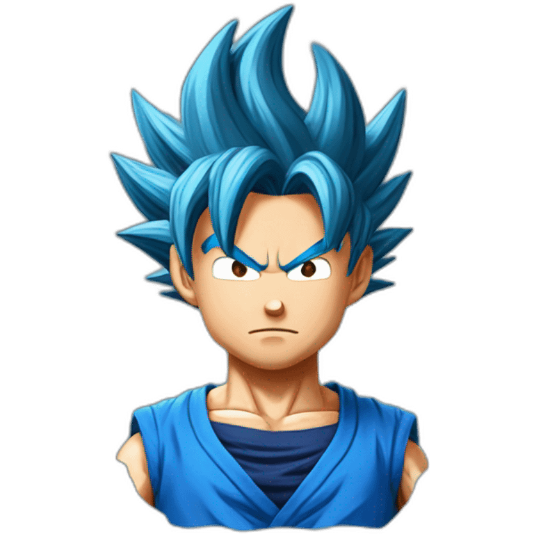 super saiyan blue goku emoji