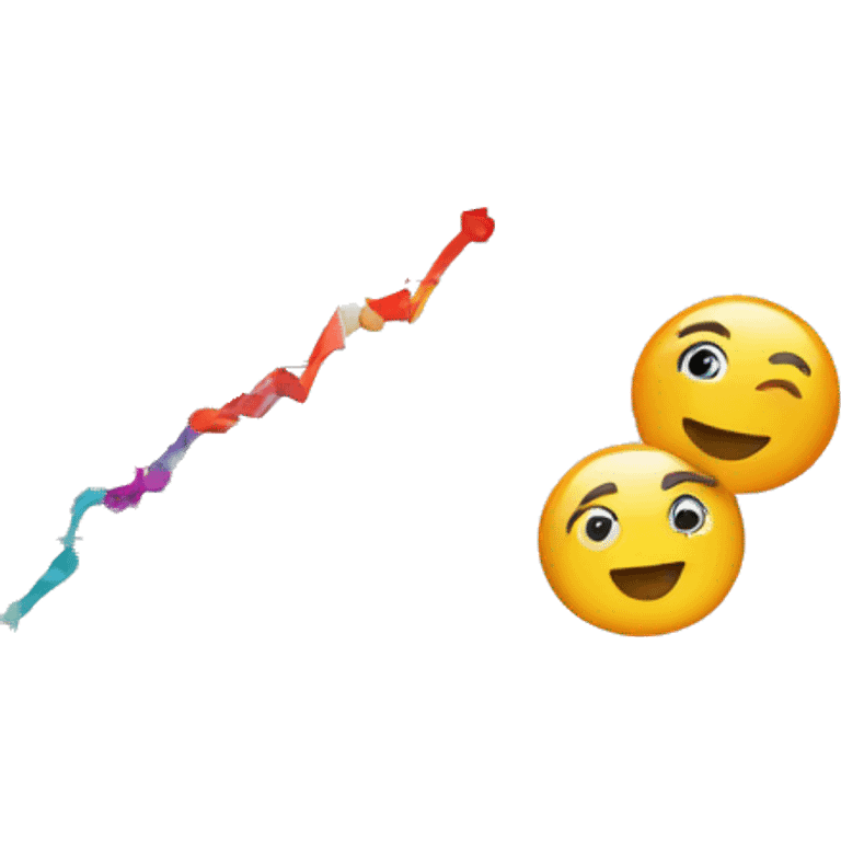 flip chart with chart growing  emoji