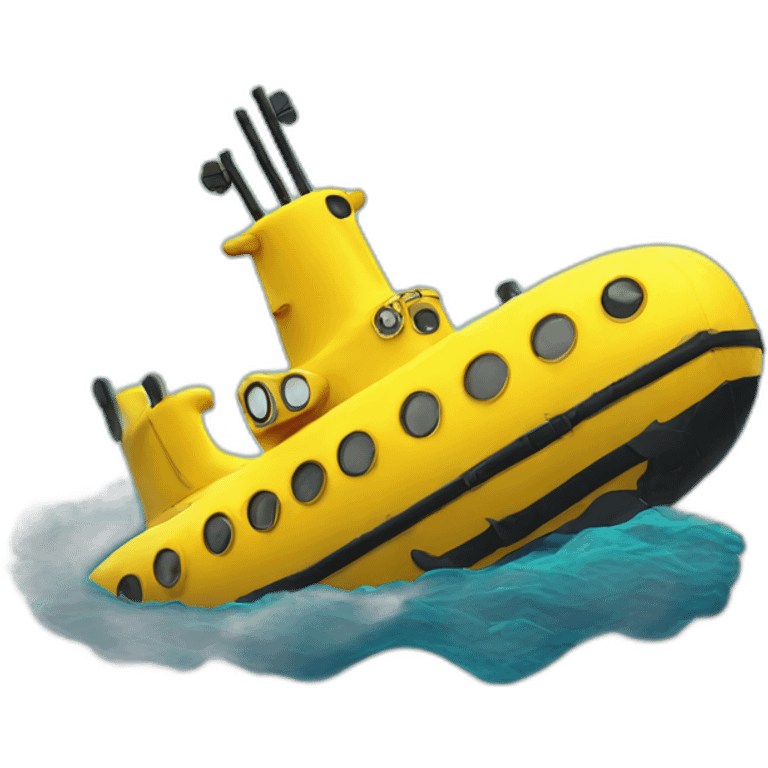 yellow submarine sinking emoji