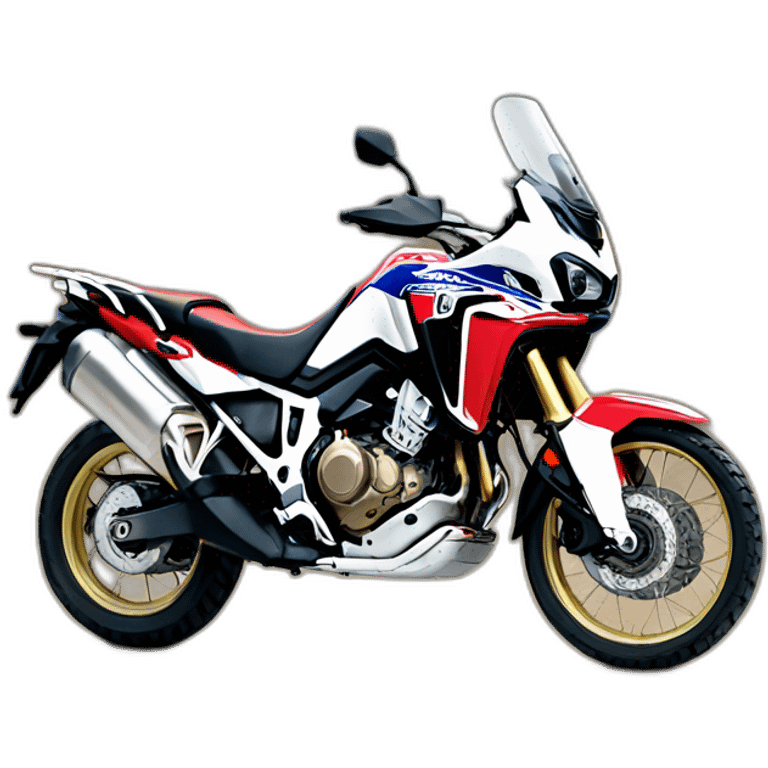 old Honda Africa twin emoji