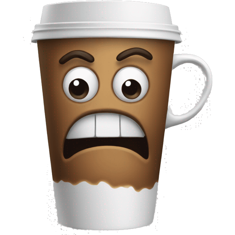 mad coffee emoji