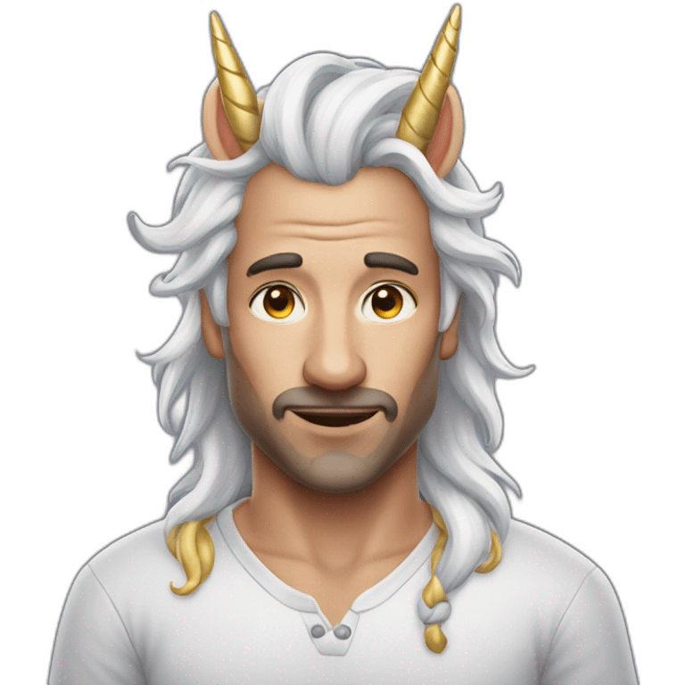 unicorn man emoji