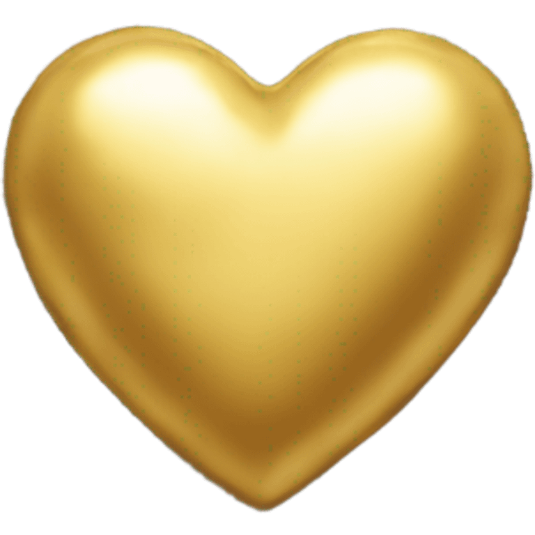 Gold heart  emoji