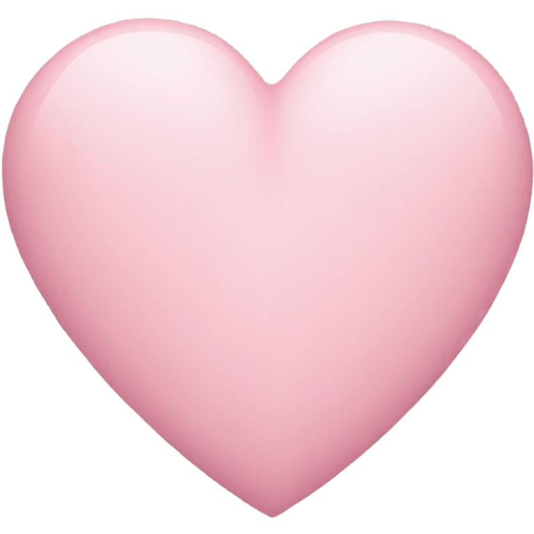 light pink heart emoji