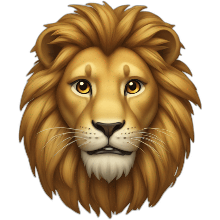 Lion sur tigr emoji