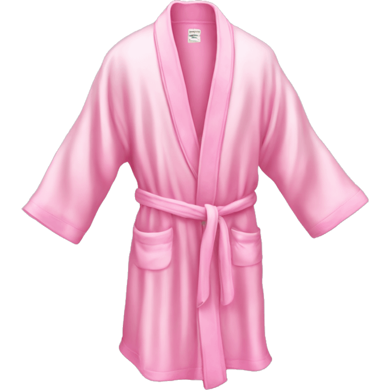 Light pink silk slippers and robe emoji