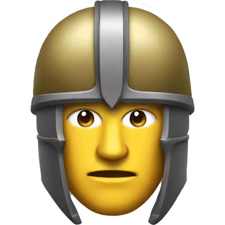 Trojan Soldier head emoji