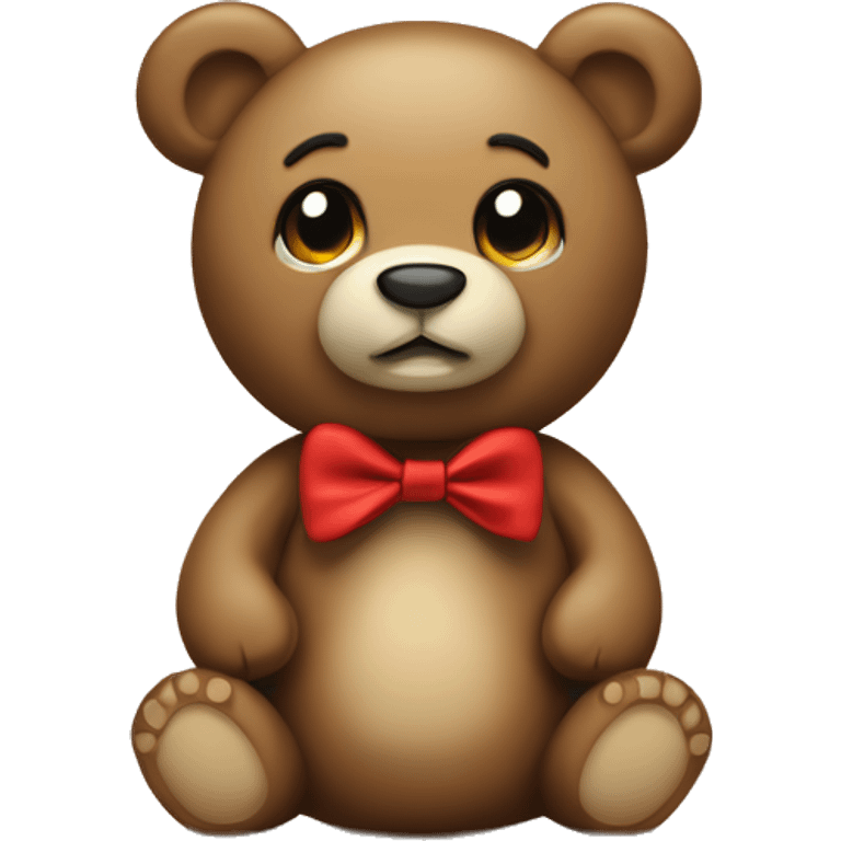 teddybär mit schleife  emoji