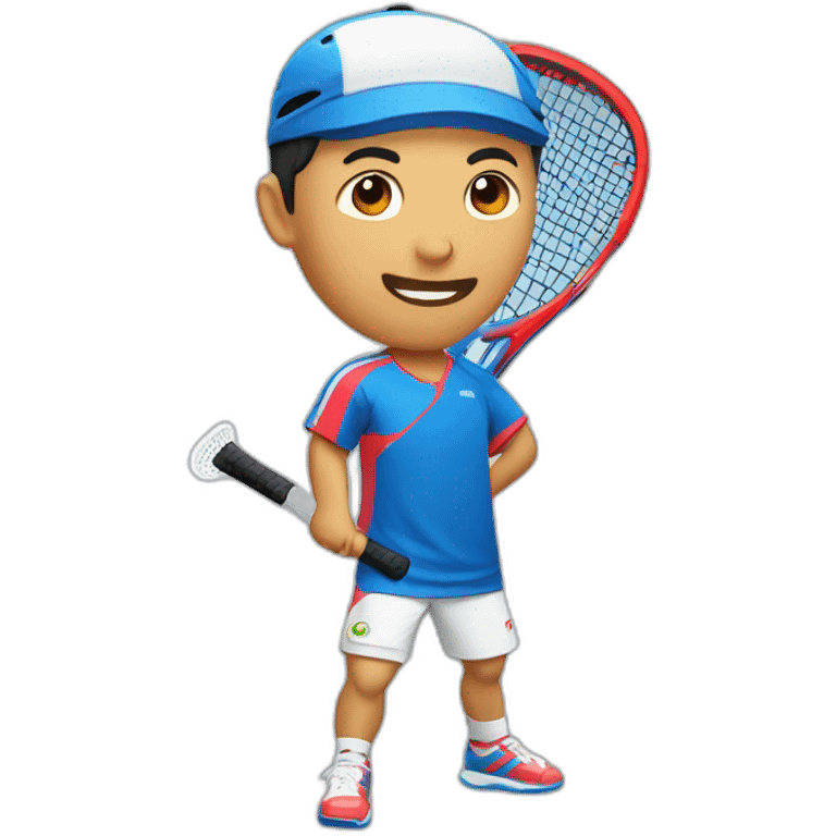 asian Padel player emoji