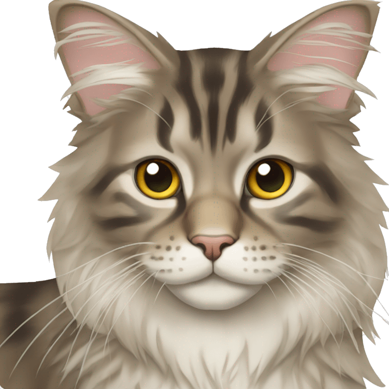 Maine Coon Cat Breed Full Body emoji