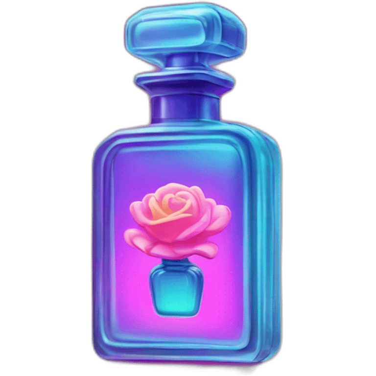 neon perfume bottle emoji