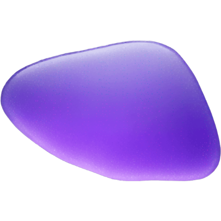 Purple sea glass emoji