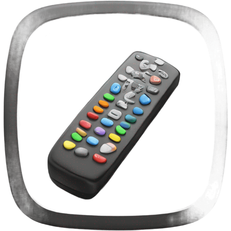 Tv remote control  emoji