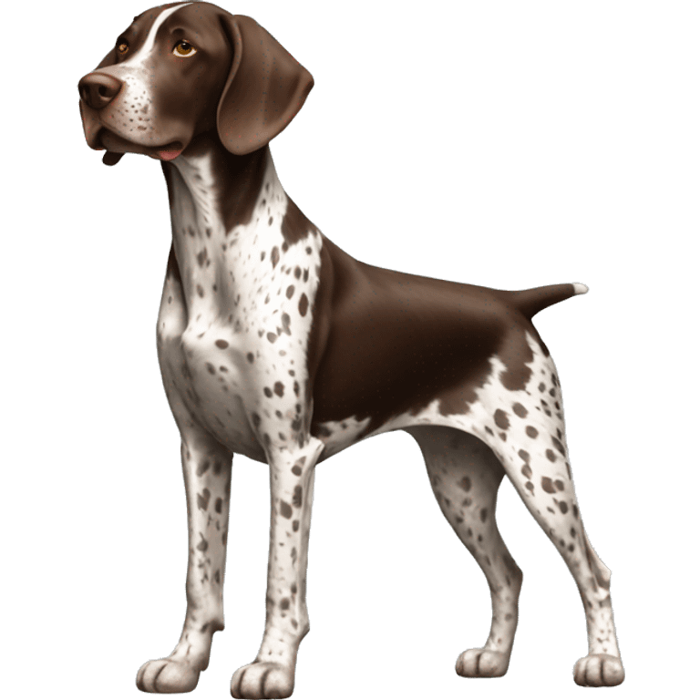 German Shorthaired Pointer Dog Breed Full Body emoji