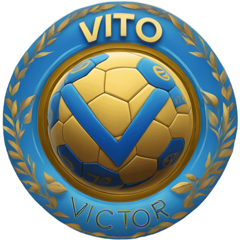 soccer club logo named "Victor FC" emoji