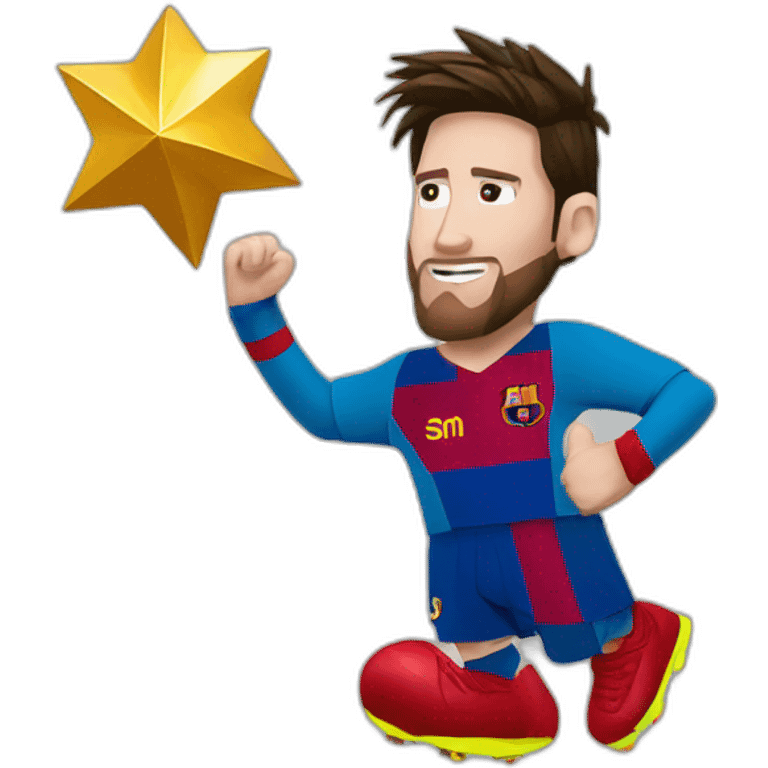 Messi navidad emoji