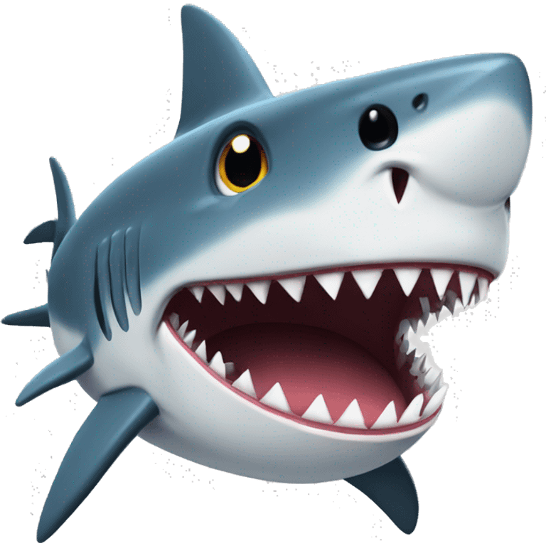 shark with angry fave emoji