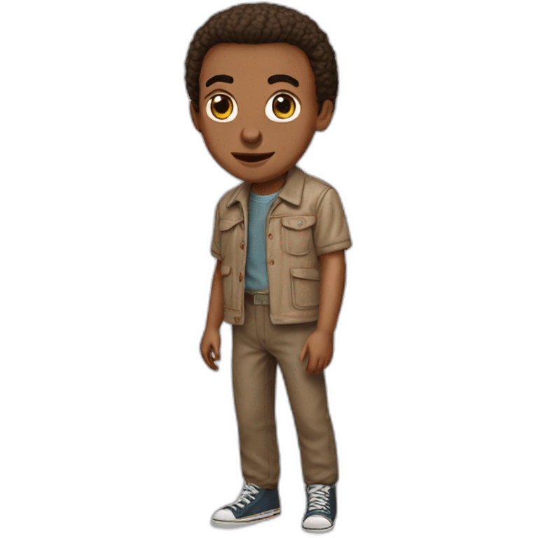 Eleven from stranger things emoji