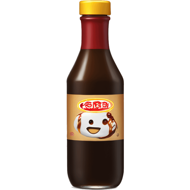 a bottle of Teriyaki Sauce emoji