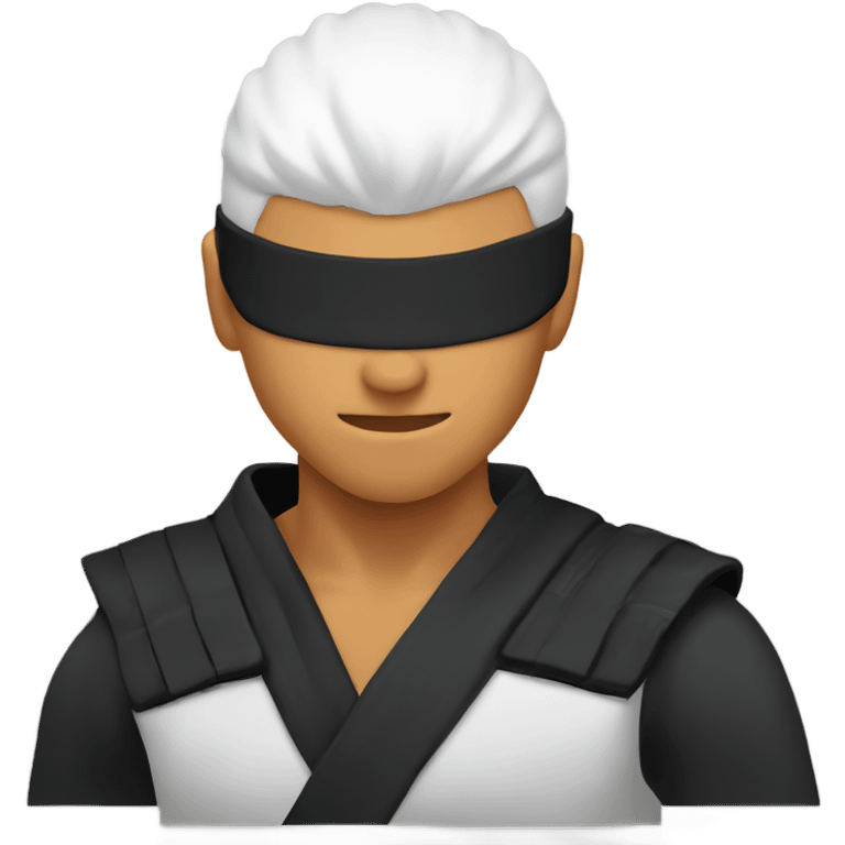 Ninja having a low taper fade emoji