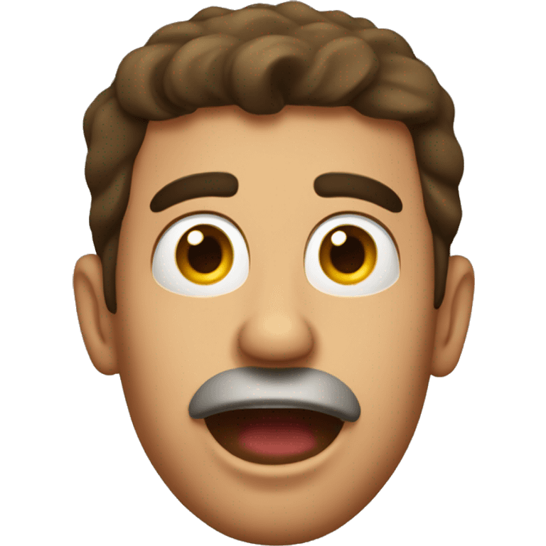 Spanish man have a surprised  emoji