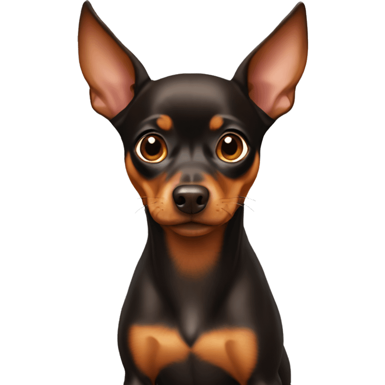 mini pinscher brown emoji