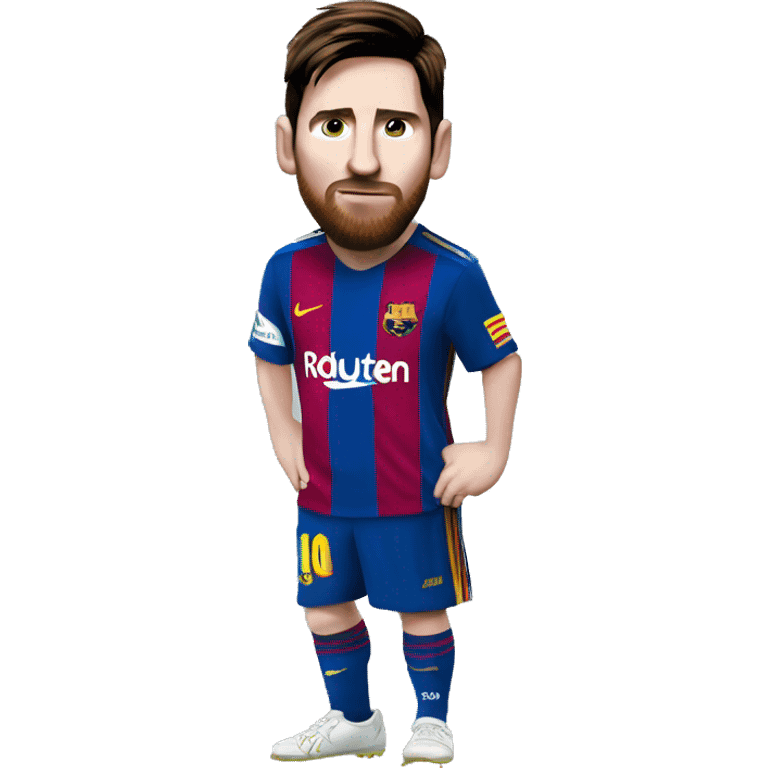 messi echando gool emoji