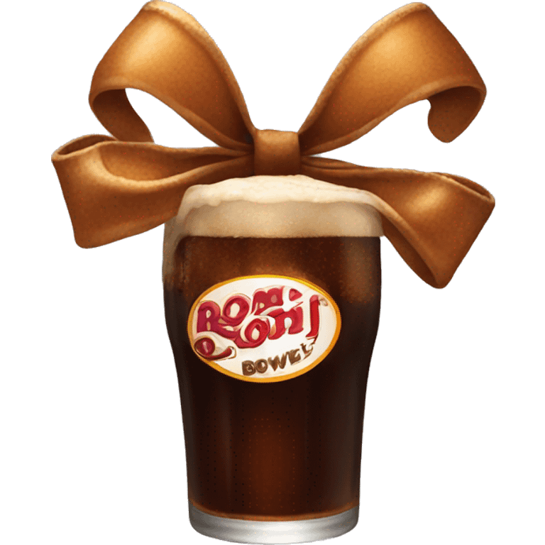 Root beer bow  emoji