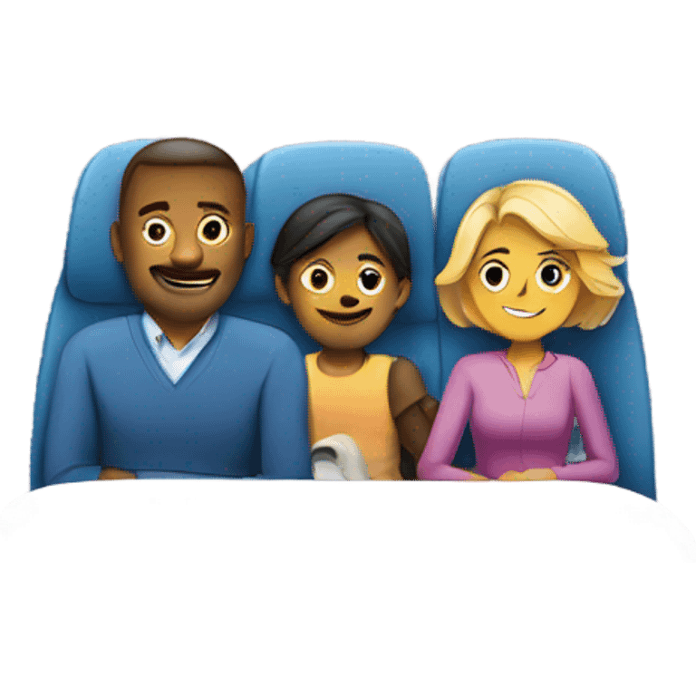 Parents on a plane emoji