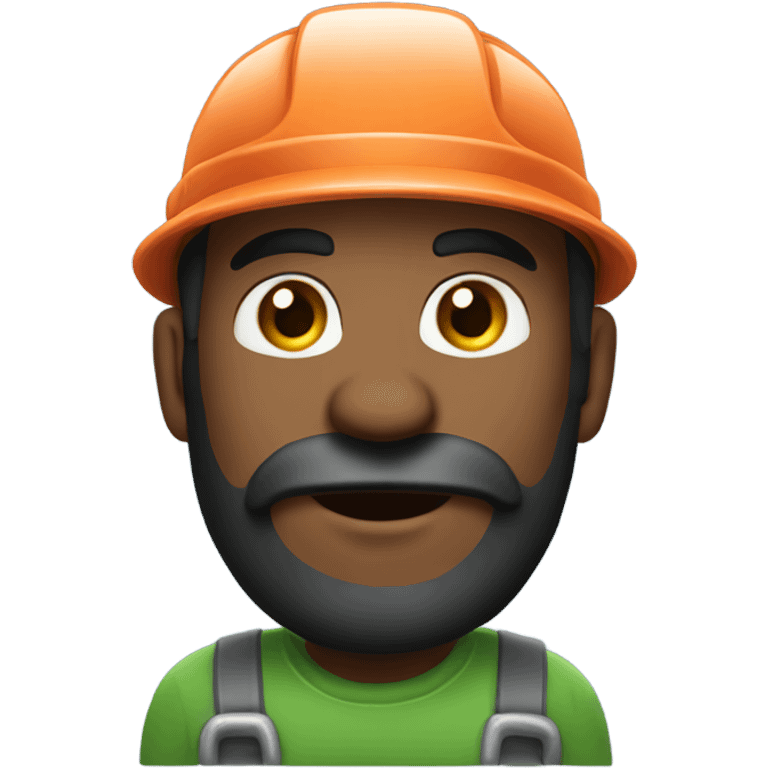 Plumber black beard emoji