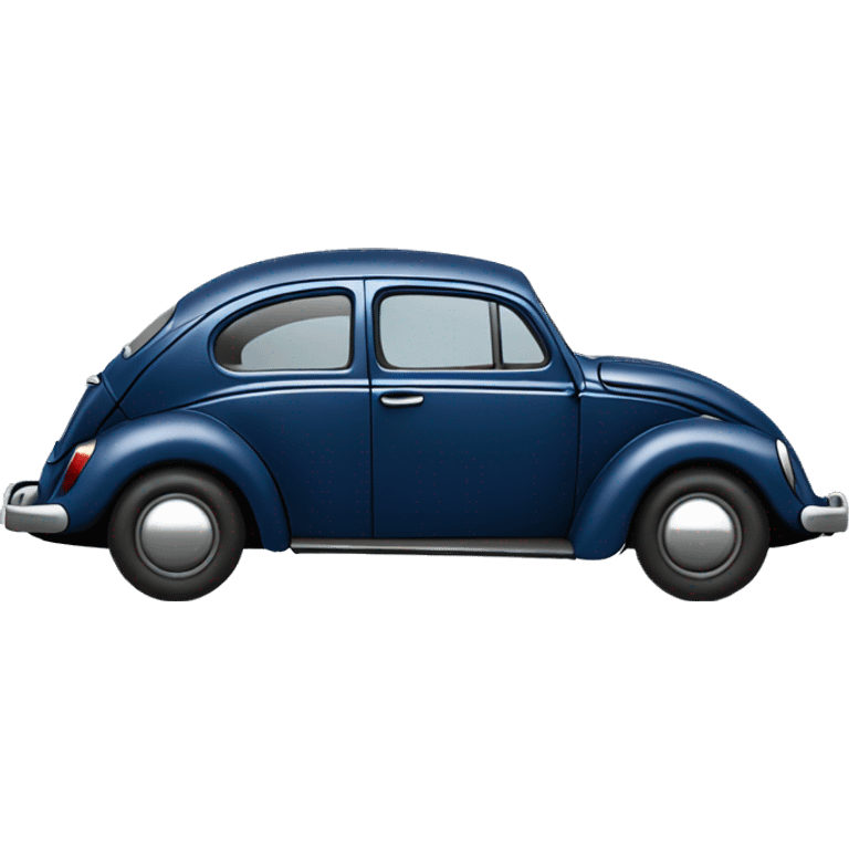 Navy blue voltswagon beetle emoji