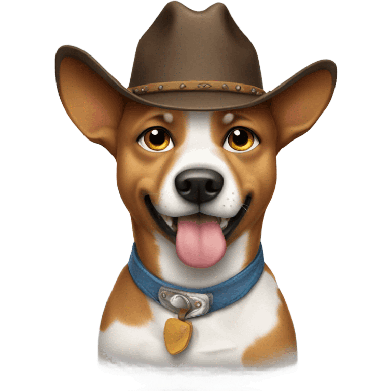 cowboy dog emoji