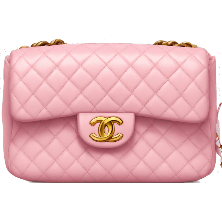 Baby pink Chanel bag  emoji