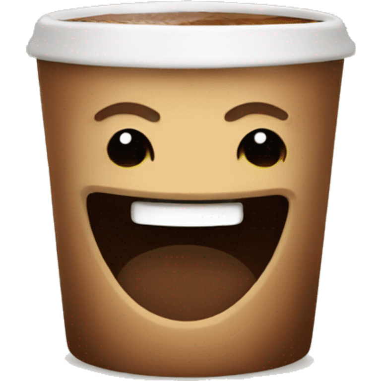 happy espresso emoji