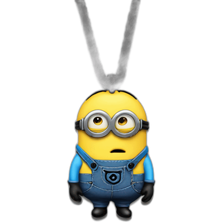 sad minion rope necklace emoji