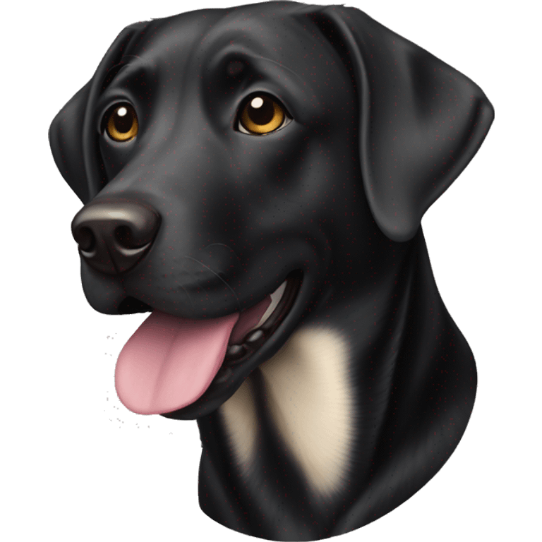 Black lab emoji