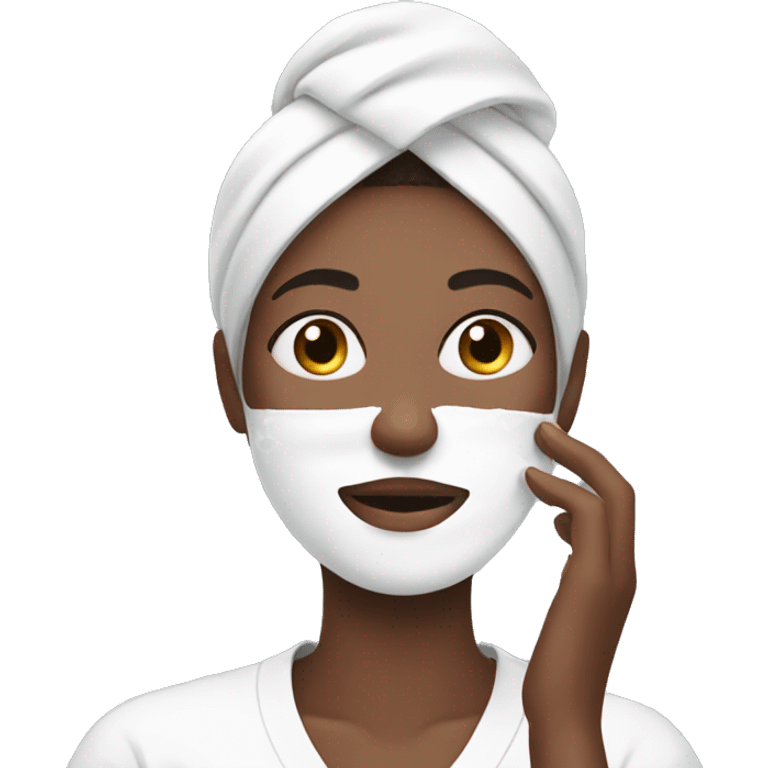 person doing skincare emoji