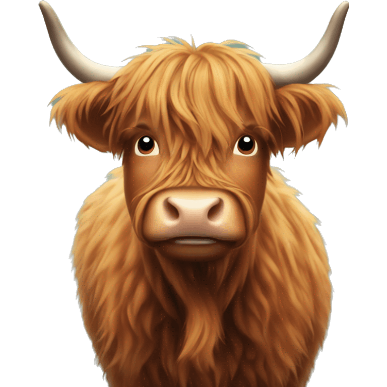 Highland cow  emoji