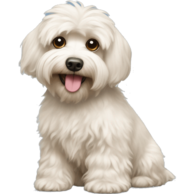 Havanese poodle mix emoji