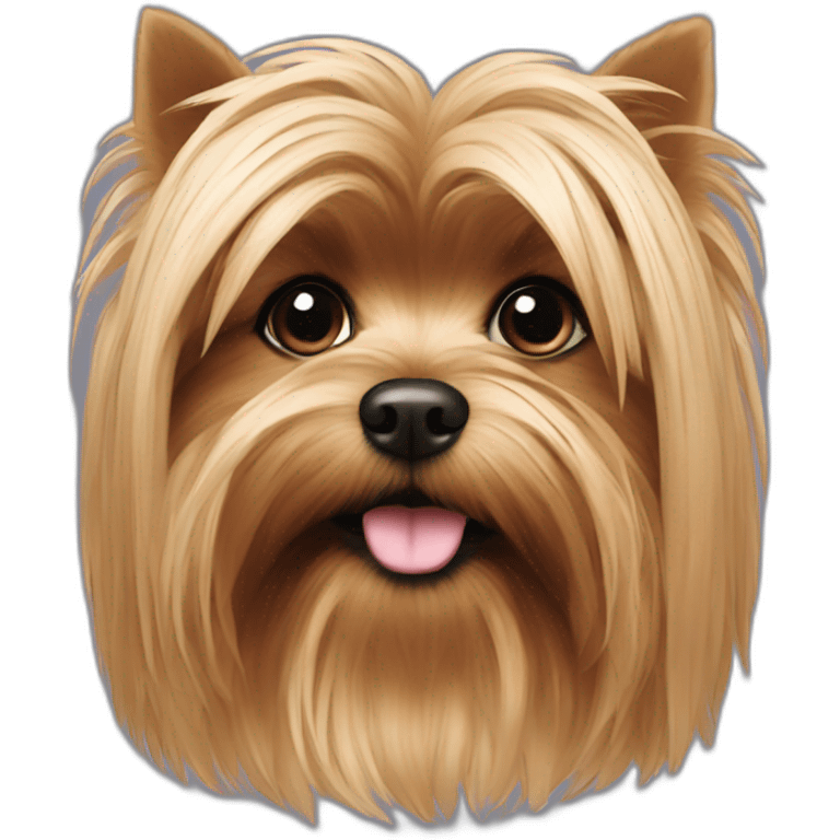 Yorki feo peludo emoji