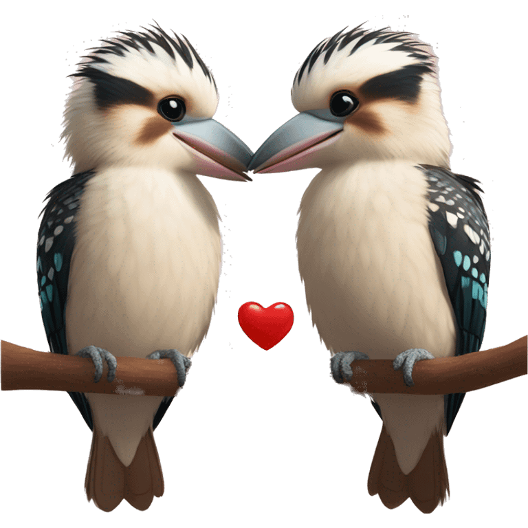 one kookaburra love heart emoji