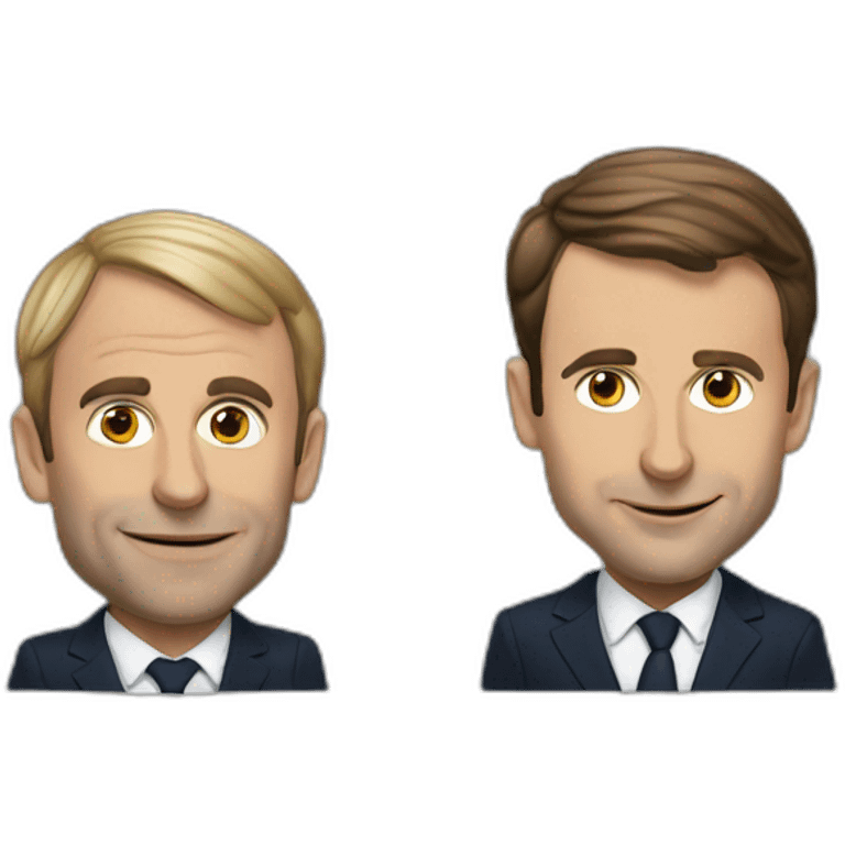 Emanuel macron et Eric zemour emoji