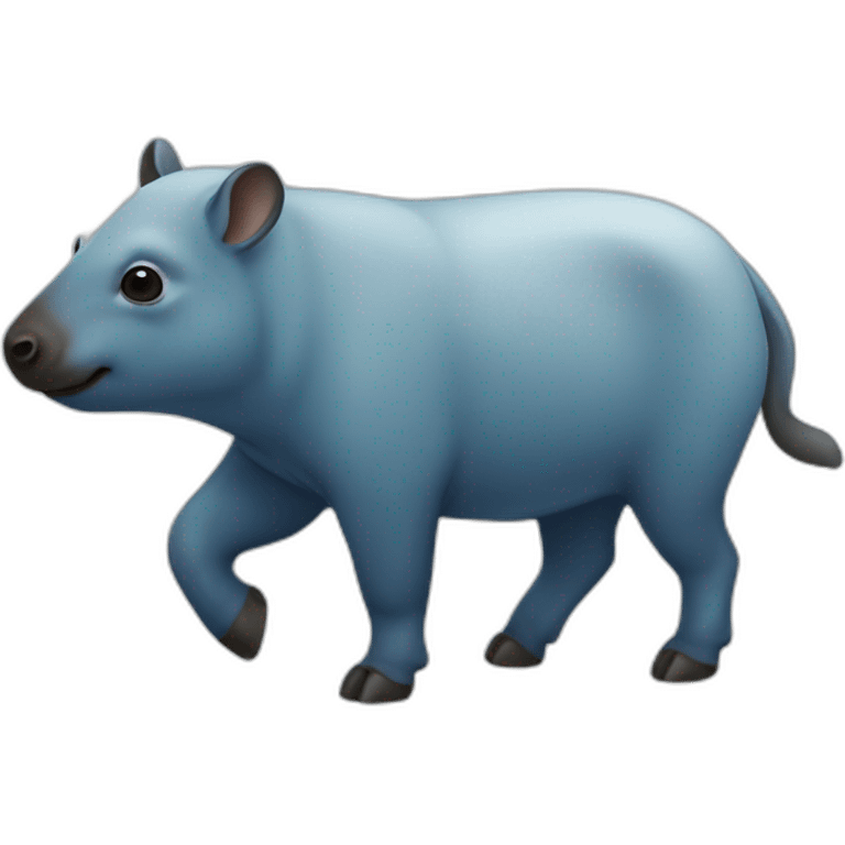 Tapir-blue emoji