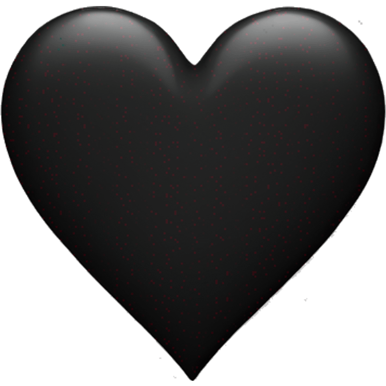 Black heart emoji