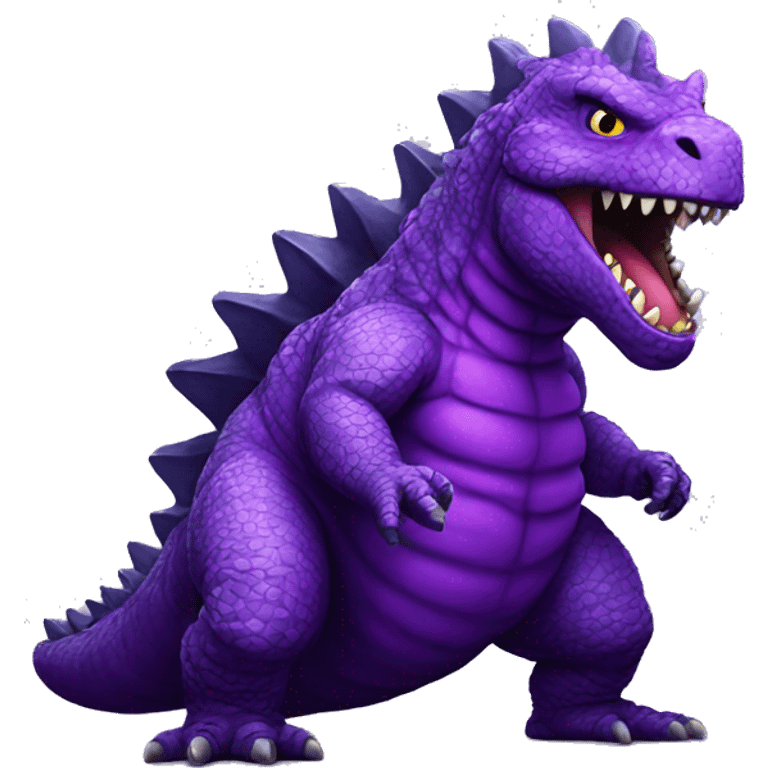 purple godzilla emoji