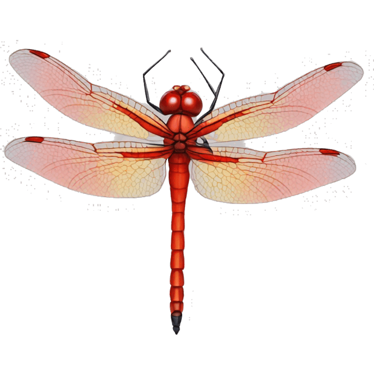 Red dragonfly emoji