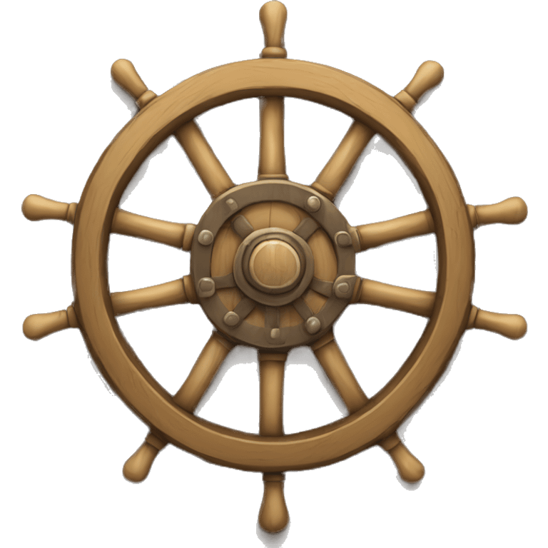 pirate boat wheel emoji