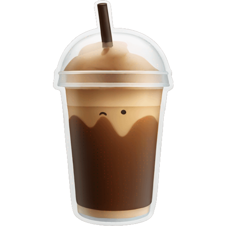 Iced coffee- no whipped cream emoji