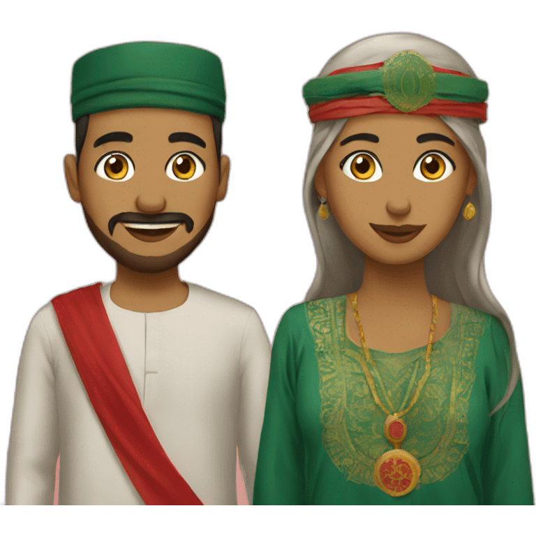 Maroc et Liban  emoji