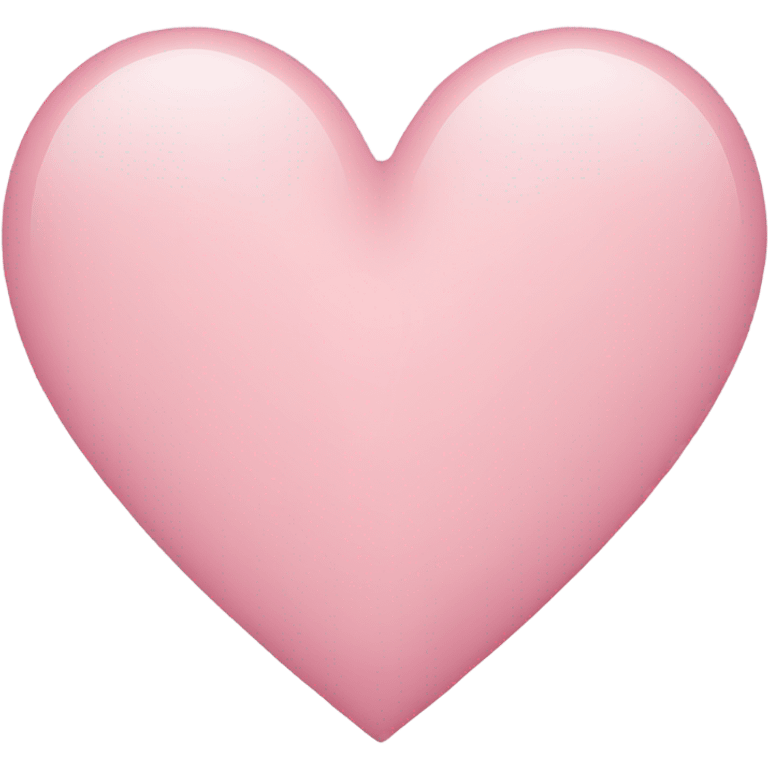 Light pink heart emoji